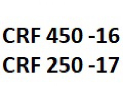CRF 450 -16 250 -17